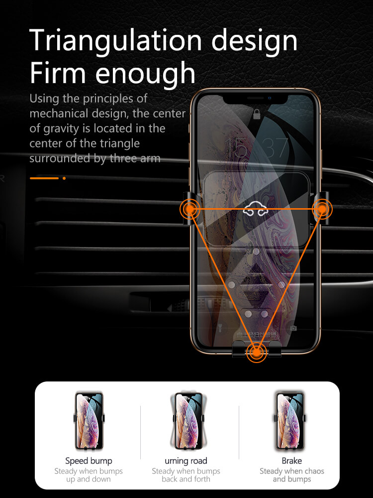 Автомобильный держатель Neekin (Nillkin) Vehicle gravity mount B2 (4.0-6.5 phones)